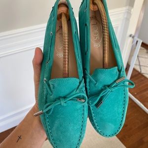 TOD’S City Gommino Driving Shoes (TEAL)